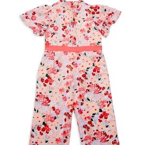 Janie and Jack size 7 Floral Jumpsuit